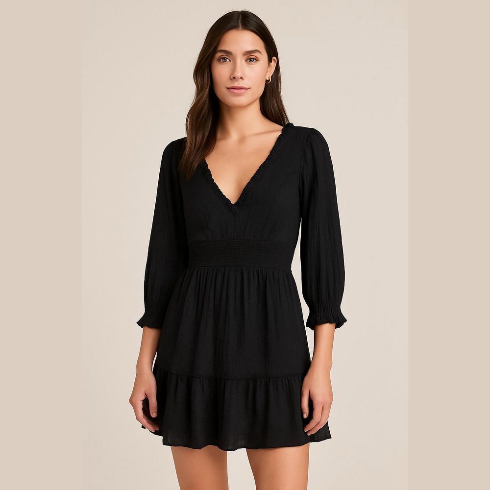 NWT INTERMIX Darcy Eyelet Silk Cotton Blend Dress- Size 2